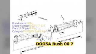 DOOSA এক্সকাভেটর বুশ 00-7- অংশ