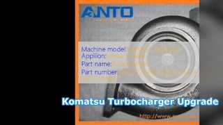 Komatsu Turbocharger S6D140 WA500 যন্ত্রাংশ