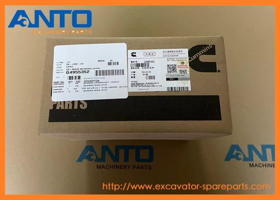 4955352 3802070 6D102-6732313410 রড প্রধান ভারবহন CUMMINS PC200-8 জন্য খুচরা যন্ত্রাংশ 6D107