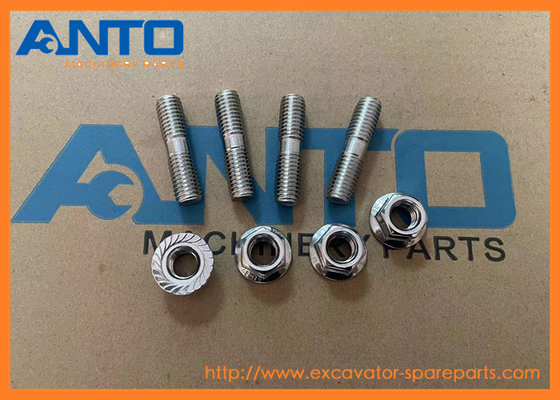 6732-81-8810 6732-81-8820 স্টাড KOMATSU PC300-7 PC360-7 এর জন্য খননকারীর খুচরা যন্ত্রাংশ