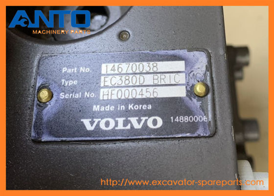 VOE14670038 14670038 ভলভো এক্সক্যাটার EC380D জন্য মুখ্য কন্ট্রোল ভালভ