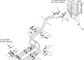 20Y-62-17480 পায়ের পাতার মোজাবিশেষ 700 মিমি বুম সিলিন্ডার পাইপিং কোমাটসু PC200 200