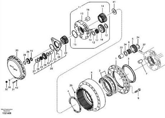 VOE14522997 14522997 খনক গিয়ার ভলভো EC330B