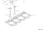 6204-11-1840 কোমাটসু এস 6 ডি 102 ই ইঞ্জিন সিলিন্ডার হেড গ্যাসকেট